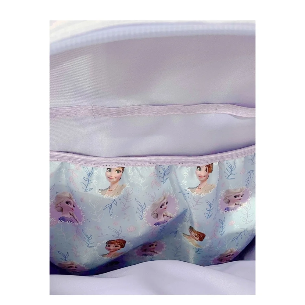 Disney Frozen Anna Elsa Lenticular Holographic Backpack School Bag Tote Handles